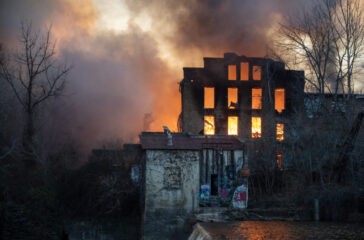 Multiple departments working fire at Worthville Mill in Randleman