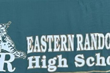 ER sign on table cloth