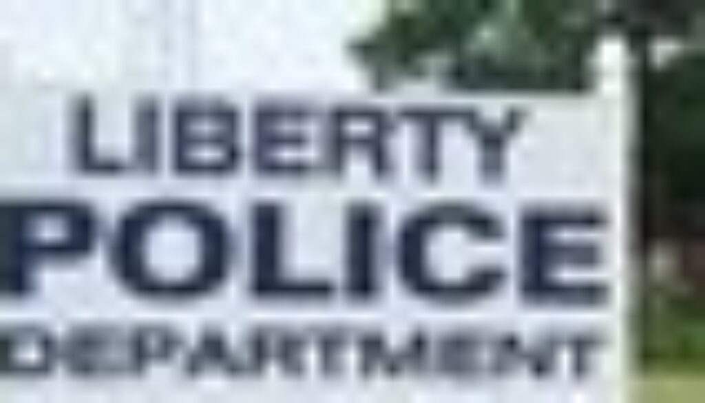 Liberty police sign