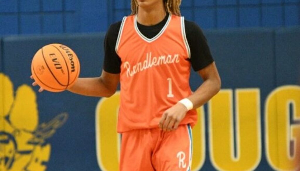 Randleman boys basketball Tyshaun Goldston v SWR Feb 2 2024