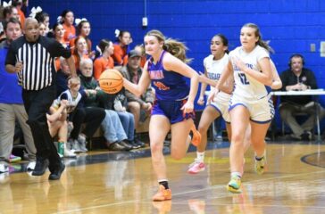 Randleman girls Audra Petty and SWR Kenzie Martin Feb 2 2024
