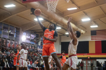 Randleman boys basketball Greg Price v Salisbury March2024