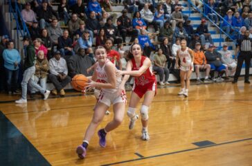 Randleman girls Audra Petty v Lincoln Charter Feb2024
