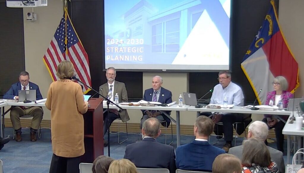 Randolph CC Linda Brown and county commissioners