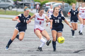 Wheatmore girls soccer Ellie Garrison v Pine Lake Prep May2023