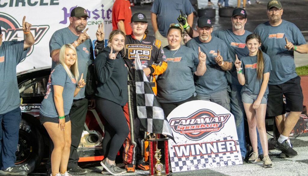 Caraway Speedway winner Brody Duggins April2024