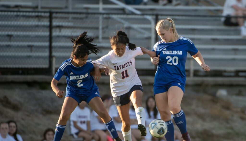 PG at Randleman girls soccer April2024