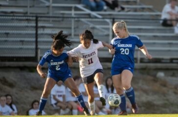 PG at Randleman girls soccer April2024