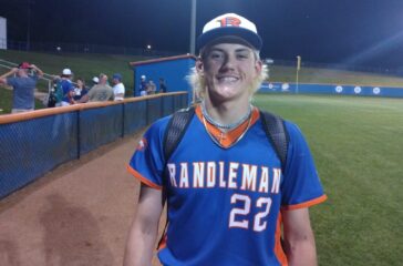 Randleman baseball Braxton Walker April 16 2024