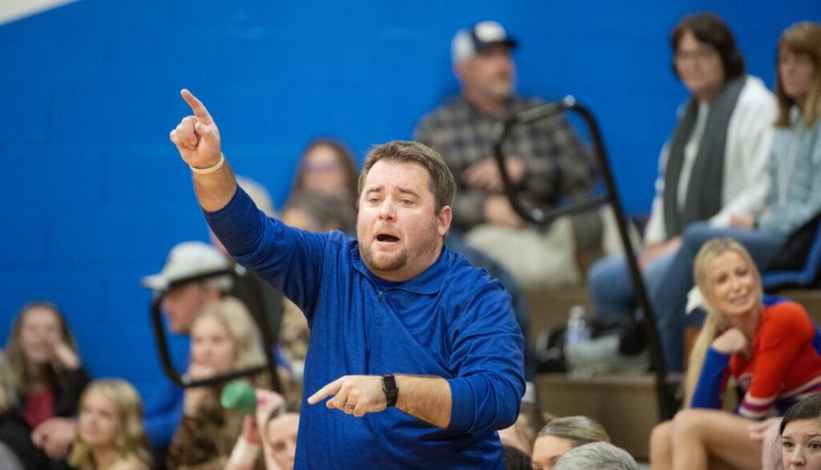 Randleman girls coach Steve Rightmyer Jan2024