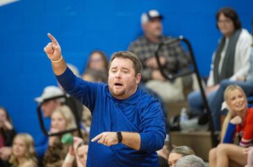 Randleman girls coach Steve Rightmyer Jan2024
