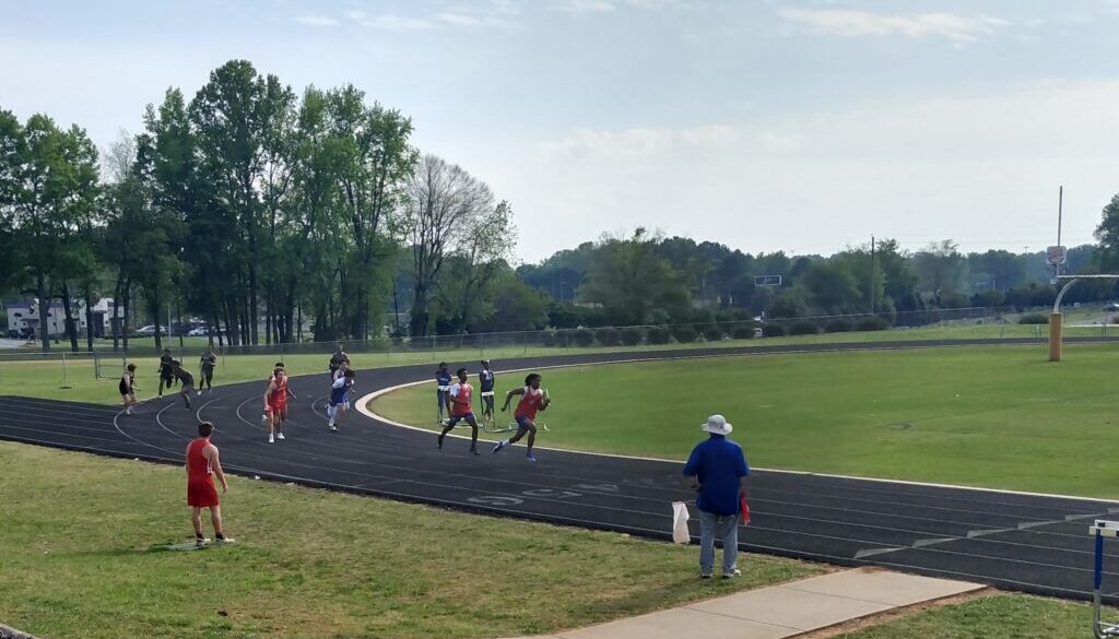 Randolph County track championships 2024 boys relay