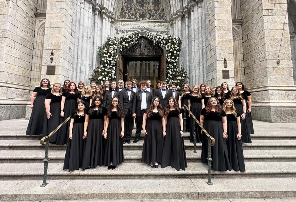 Southwestern Randolph group performs at St. Patrick’s Cathedral