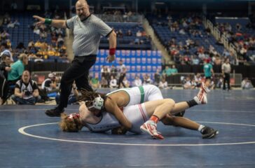 UCA wrestler Lorenzo Alston in 2024 states