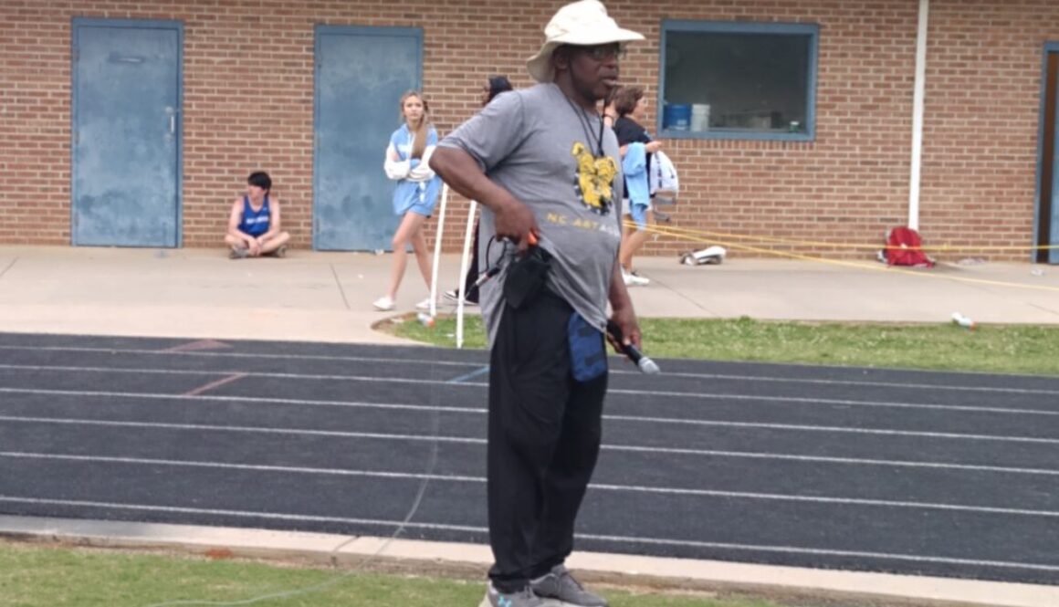 Asheboro boys track and field coach DeNeal McNair