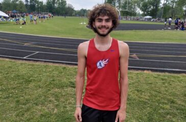 Asheboro track and field athlete Lance Everhart April2024