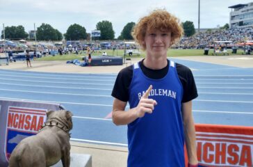 Randleman high jumper Chase Farlow May2024