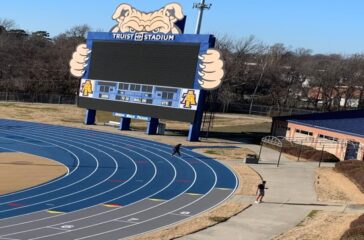 Track photo at NC AT Aggie stadium