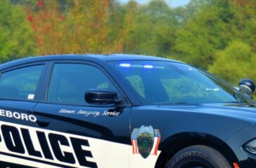 Asheboro police car stock image