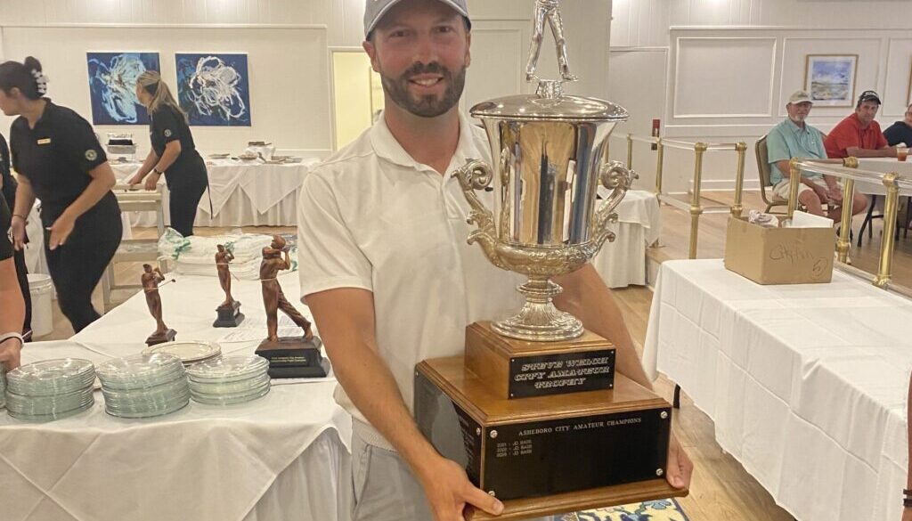 Josh Spell 2024 Asheboro City Amateur champion