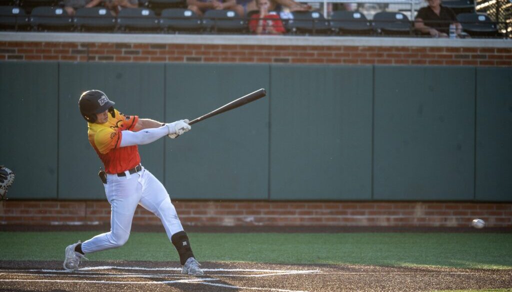 ZooKeepers batter Nick Capozzi swings June 2024