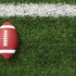 American Football on the Field with room for copy