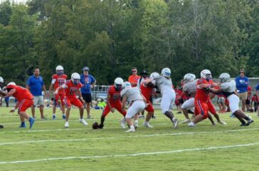Jamboree 2024 Randleman on offense