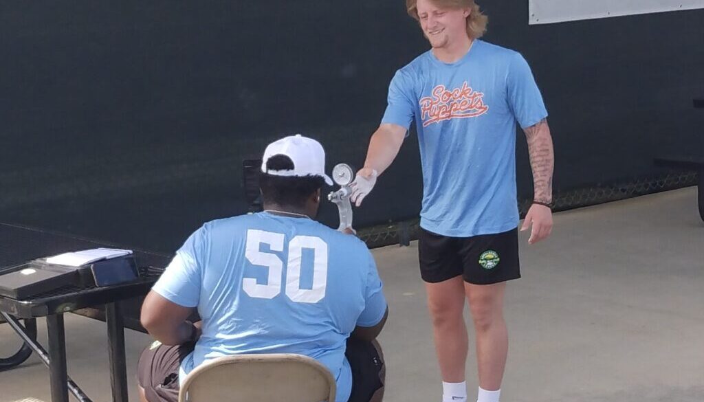 Trey Way pregame testing July 2024