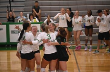 UCA volleyball happy v Union Pines for B1 stand-alone