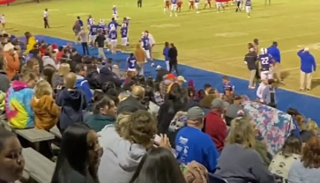 Asheboro city school stadium stock photo