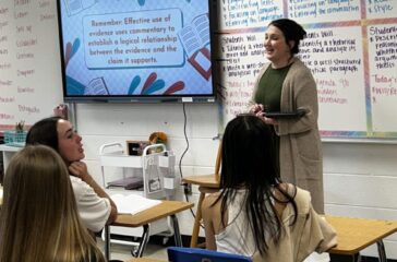 Elizabeth Tillery in classroom Sept2024