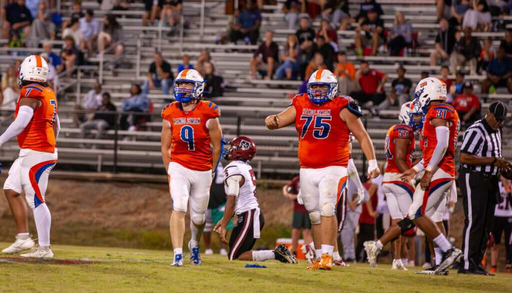 Randleman football defense v Bunker Hill Sept2024