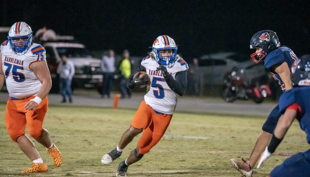 Randleman football Micah Thurston vs PG Oct2024