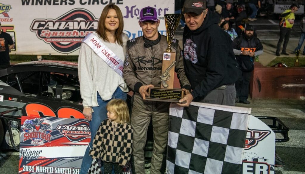 Matt Hirschman with North South trophy2024