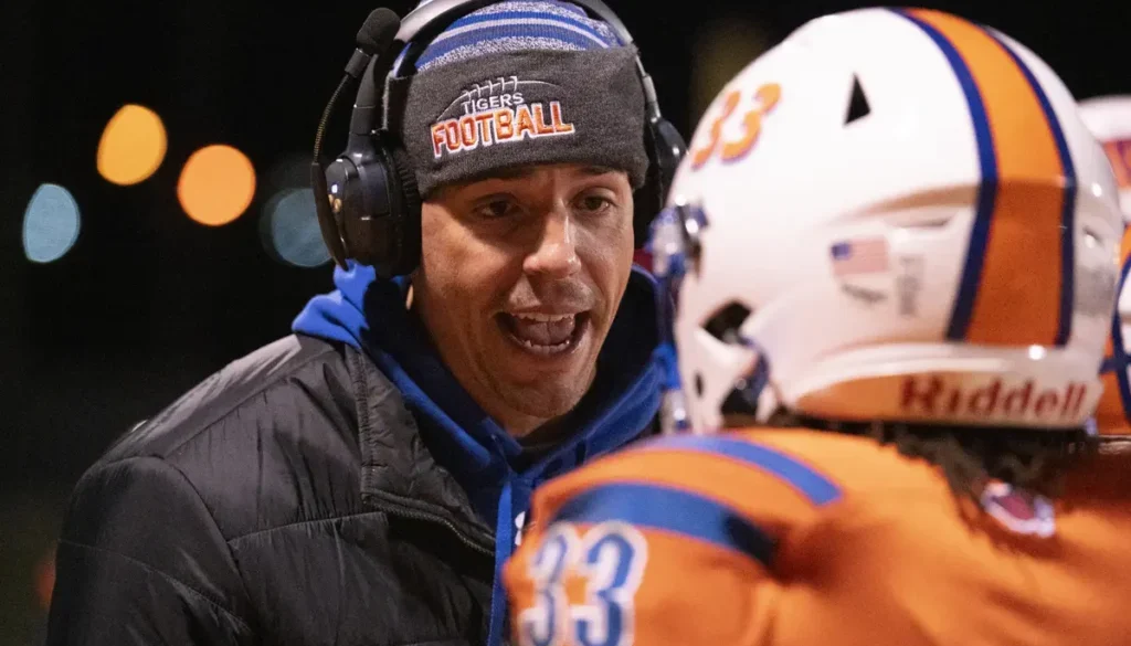 Randleman football coach Shane Timmons Nov2024