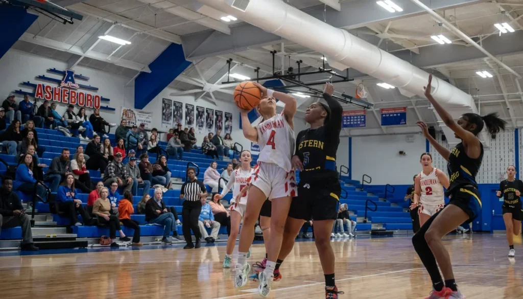 Randleman girls No 4 v. EG No 5 in holiday tourney2024