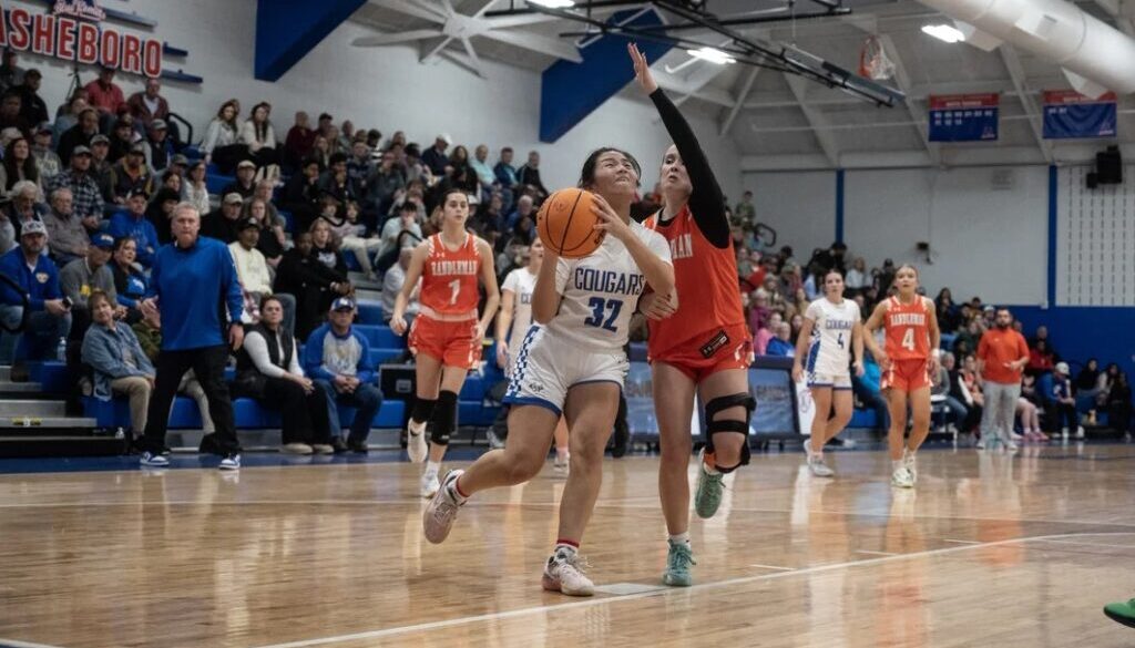 SWR girls basketball Macy Allred v No 5 Randleman Dec 28 2024