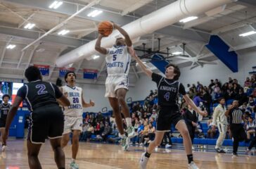 Asheboro boys basketball Elijah Woodle v Chatham Charter Dec2024