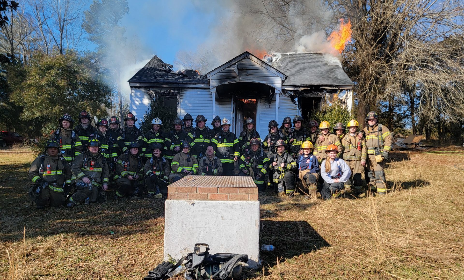 Controlled burn means progress for Randolph CC, training for firefighters in Liberty