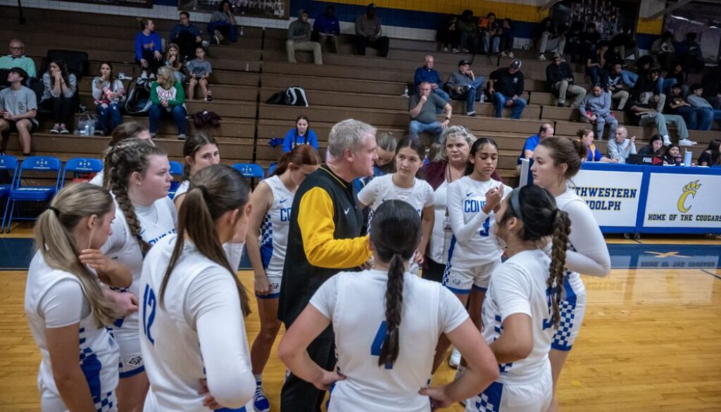 SWR girls baxketball Coach Baxter and team Dec2024
