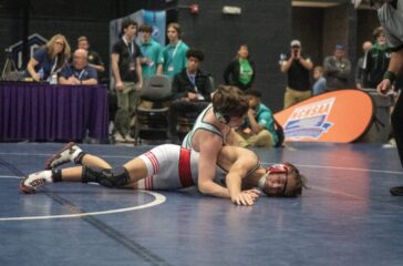 UCA wrestling Brennan Worrell v Avery County Feb2024