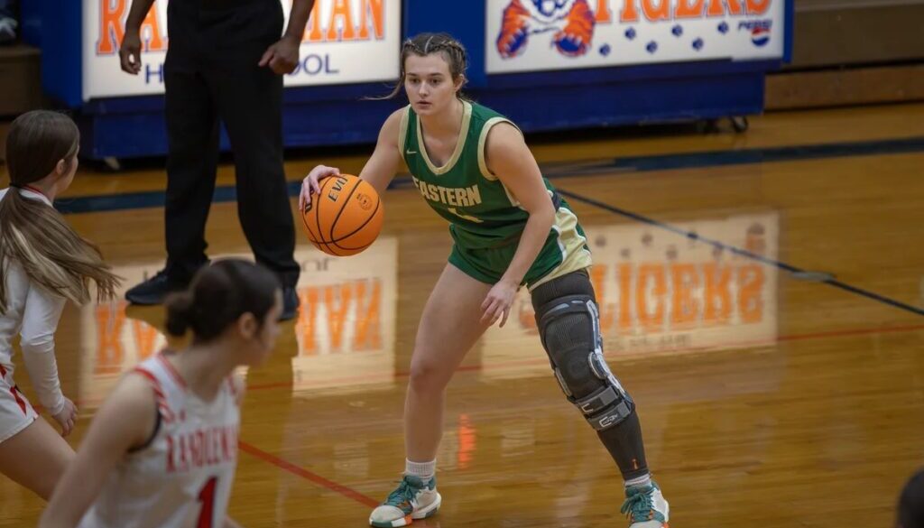 ER girls basketball Kenly Whitaker v Randleman Jan2025