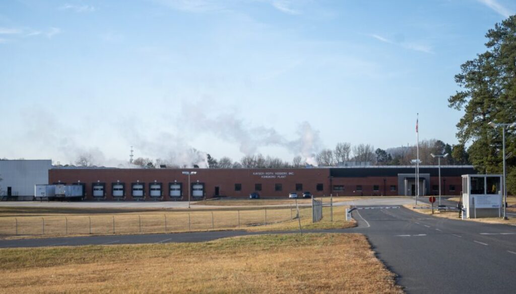 Kayser Roth plant in Asheboro