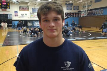 Providence Grove’s Mitchell Freeman finds comfort again on wrestling mats