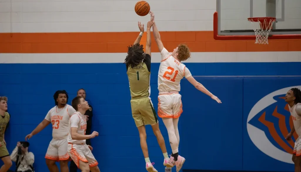 Randleman basketball Chase Farlow v ER Timothy Brower Jan2025