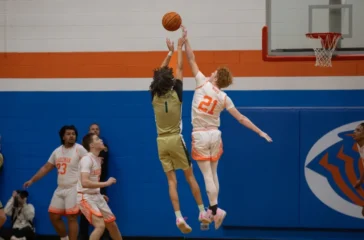 Randleman basketball Chase Farlow v ER Timothy Brower Jan2025