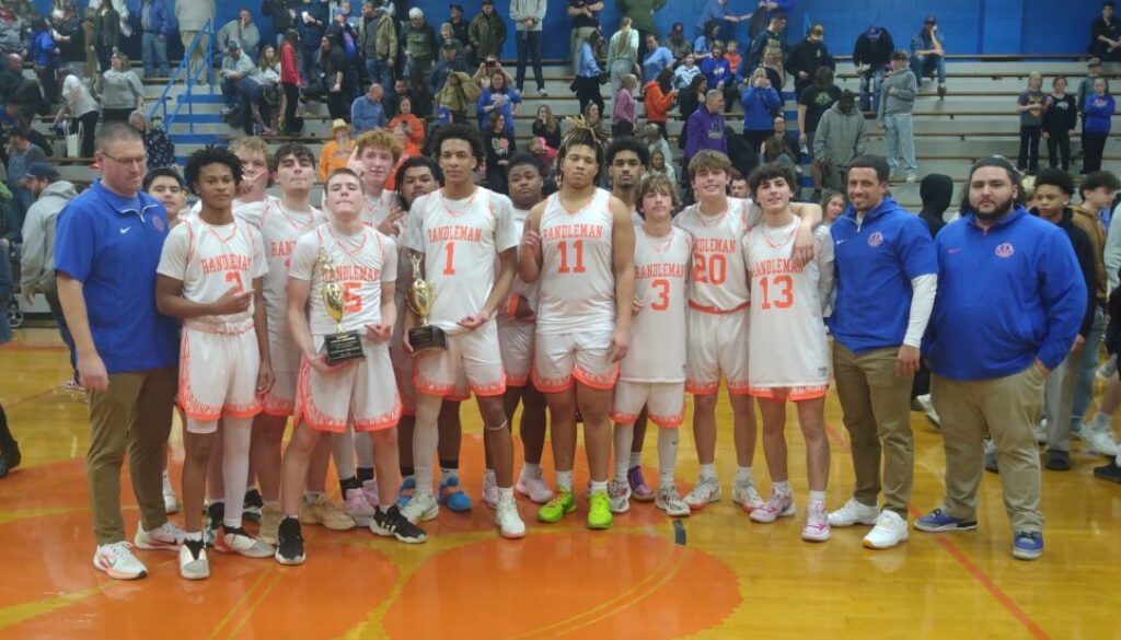 Randleman boys basketball aftet PAC T final Feb2025