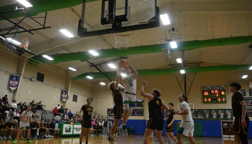 UCA basketball Aaron Smith v Murphy in 2025states