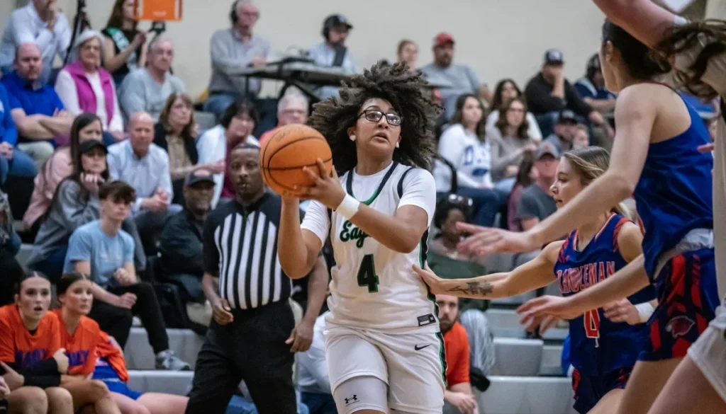 UCA girls basketball No 4 v Randleman Feb2025