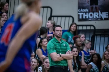 UCA girls basketball coach Austin Davis Feb2025